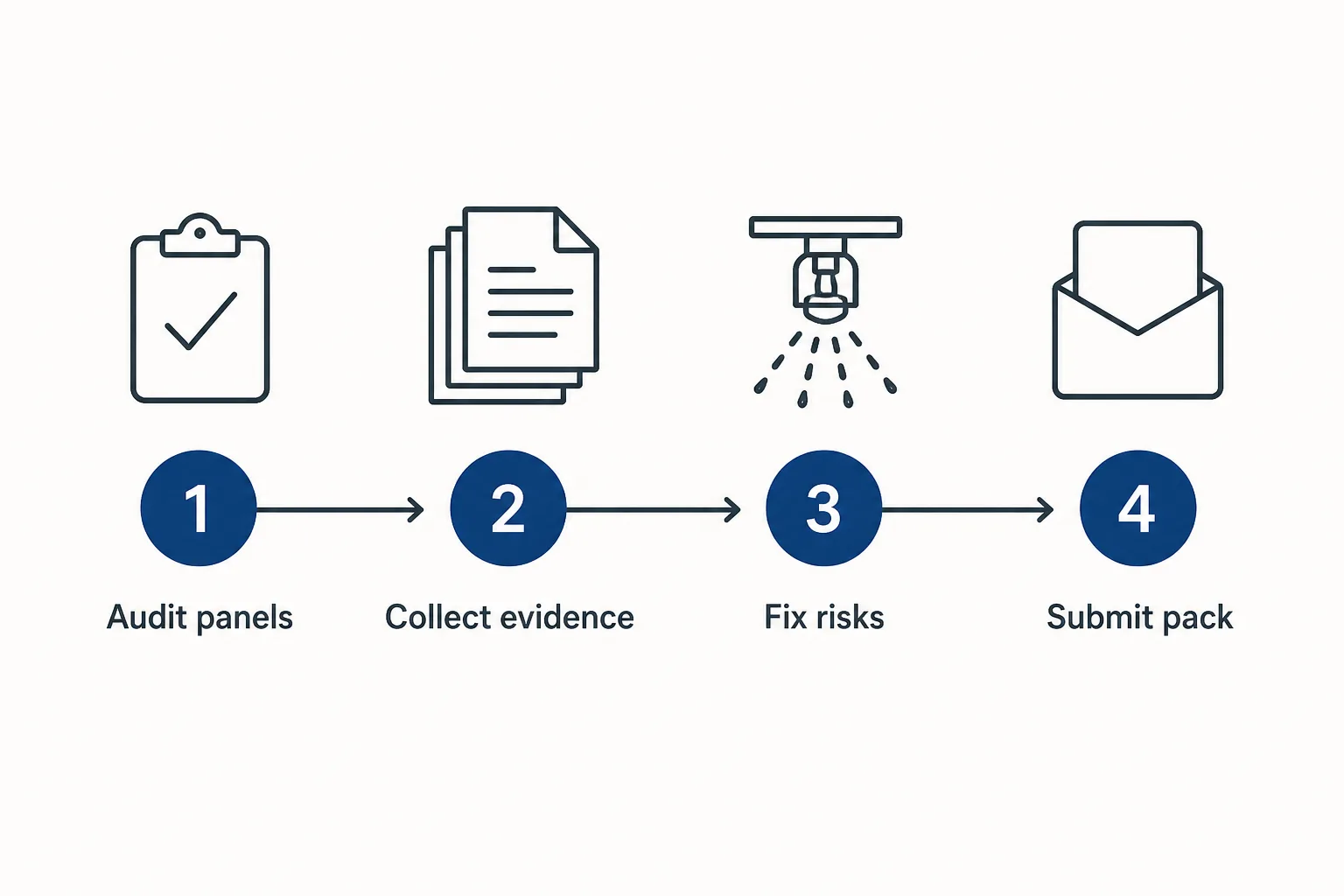 Four steps from panel audit to a complete insurance submission